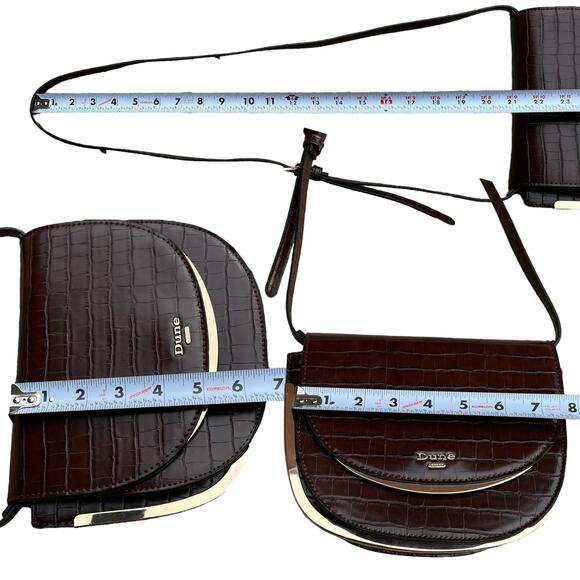 Dune London Textured Crossbody Purse - Picture 3 of 11